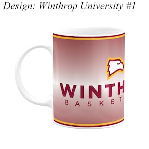 Winthrop University Taza de café 11 OZ