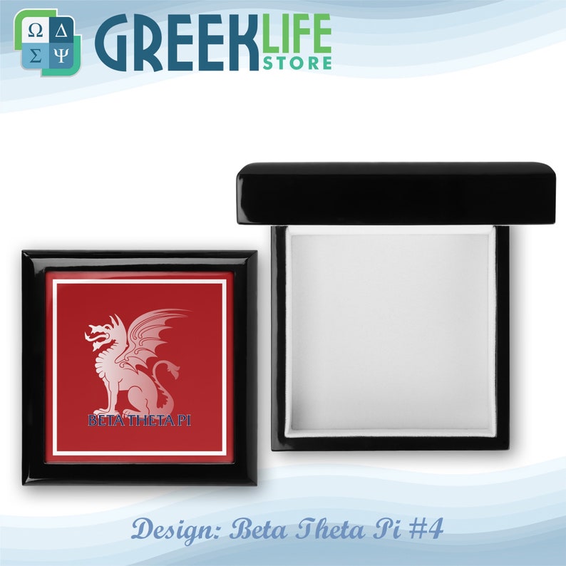 Beta Theta Pi Wooden Keepsake Box