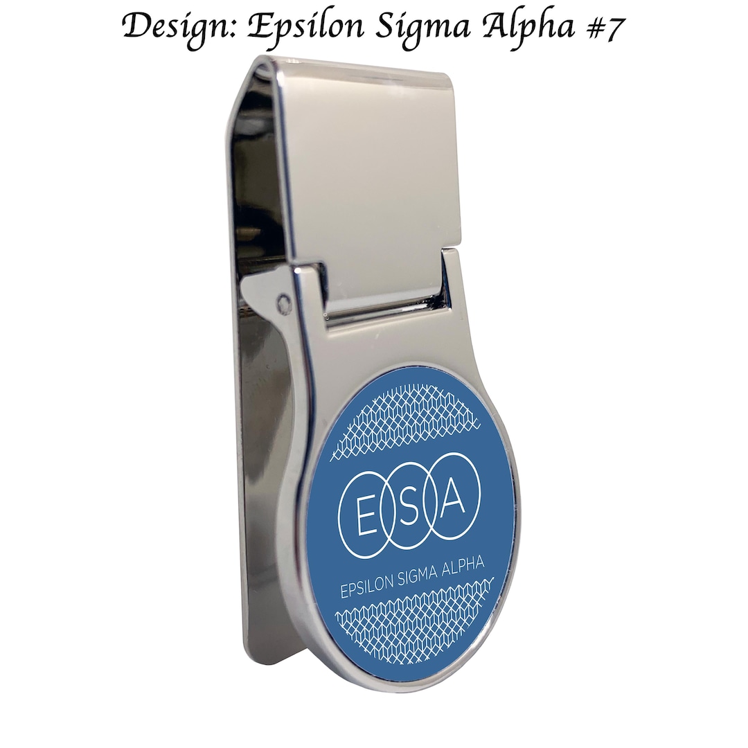 Epsilon Sigma Alpha Money Clip Round - Etsy