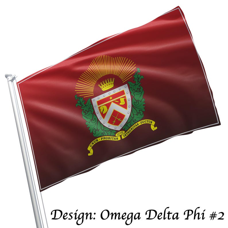Omega Delta Phi Officially Licensed Flag Banner - Etsy