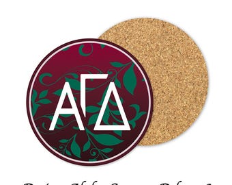 Alpha Gamma Delta Beverage coaster round (Set of 4)