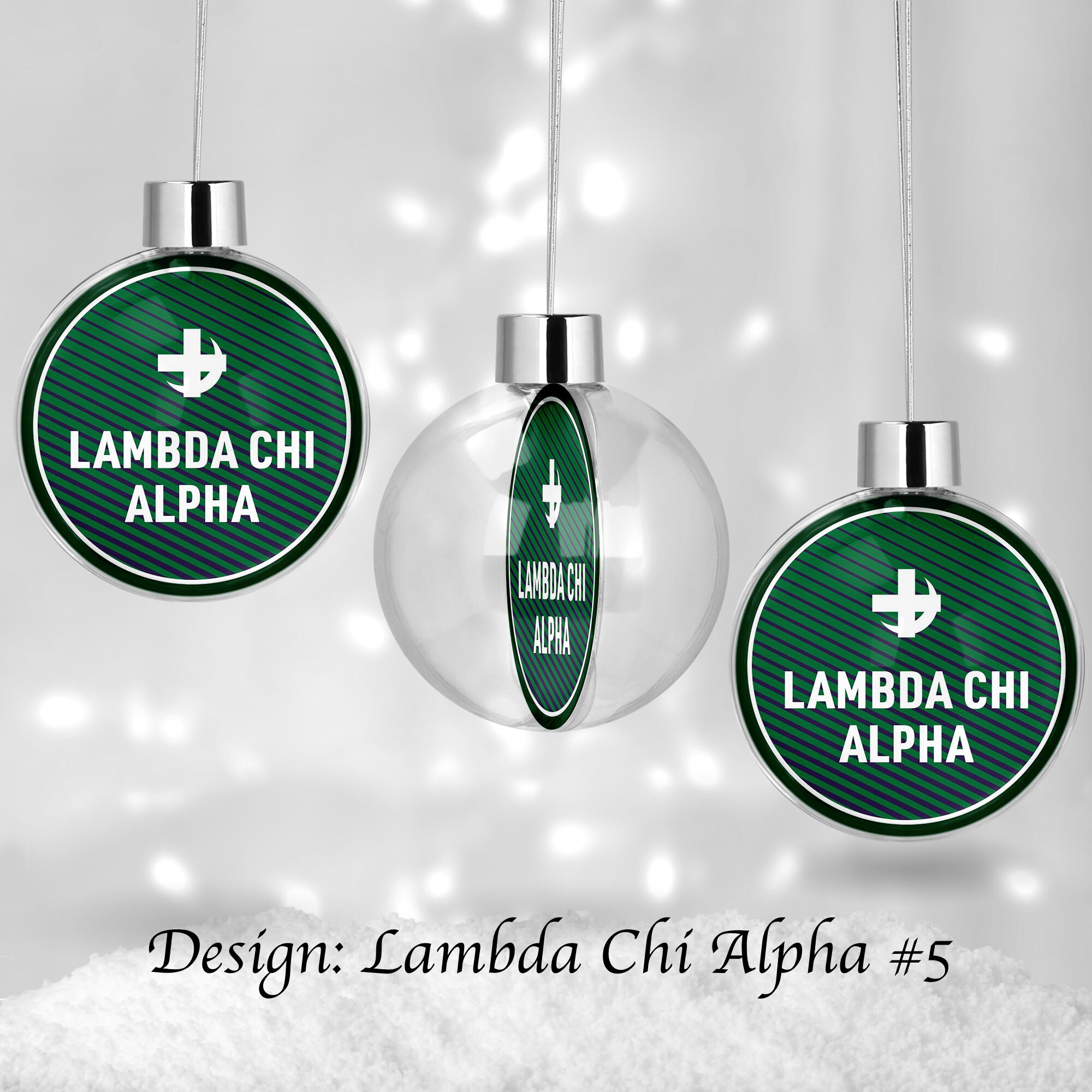 Lambda Chi Alpha Round Ball Ornament Christmas Decor - Etsy