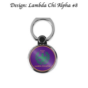 Lambda Chi Alpha Ring Stand Phone Holder (Round) Lambda Chi Alpha 8