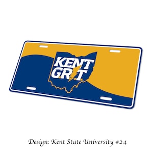 Kent State University License Plate