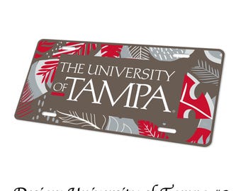 Placa decorativa de aluminio de la Universidad de Tampa