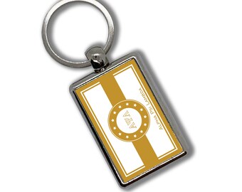 Alpha Psi Lambda Key Chain Metallic