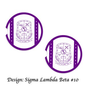 Signa Lambda Beta Auto Cupholder Untersetzer Sandstein (2er-Set)