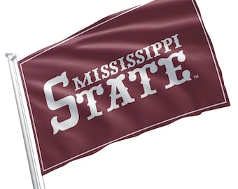 Mississippi State Universität offiziell lizenziertes Flaggenbanner