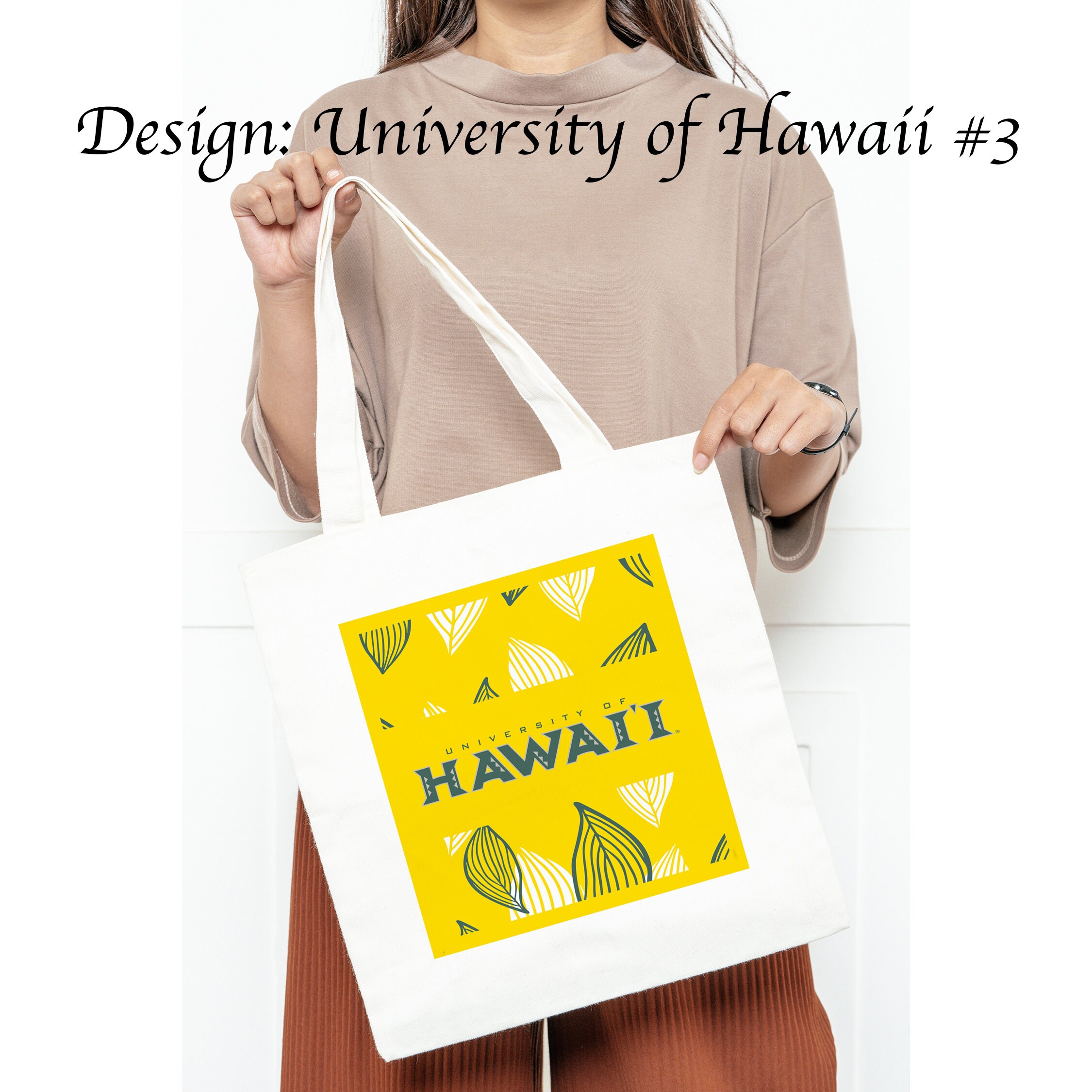 University of Hawaii Canvas Tote Bag - Etsy University of Hawaii Canvas Tote Bag - Etsy