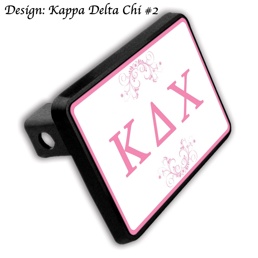 Kappa Delta Chi Hitch Cover - Etsy