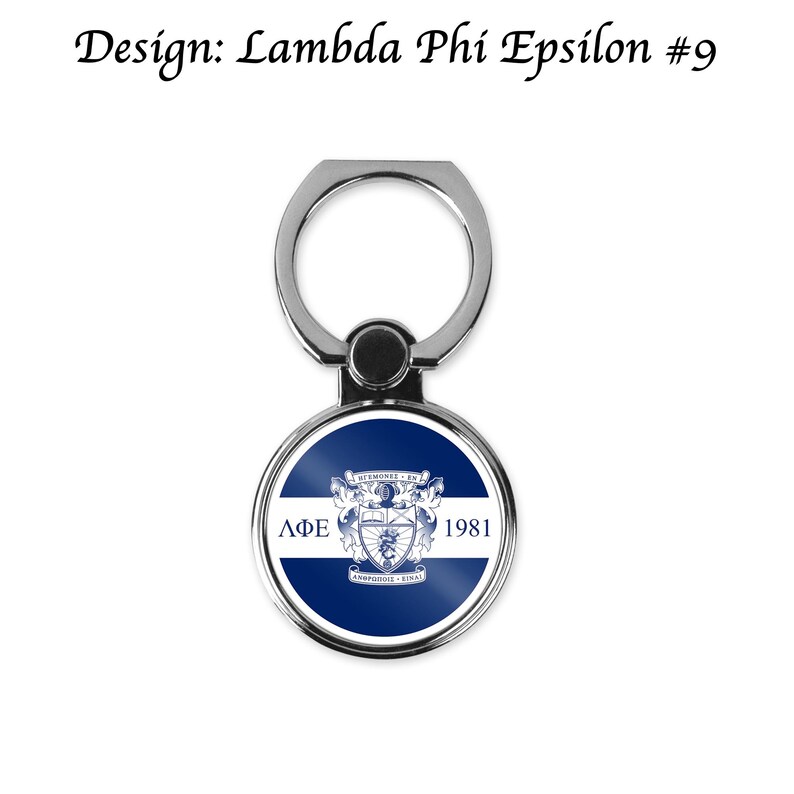 Uchwyt na telefon Lambda Phi Epsilon Ring Stand (okrągły) Lambda Phi Epsilon 9
