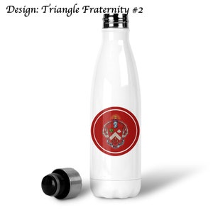 Triangle Fraternity Stainless Steel Thermos Water Bottle 17 OZ