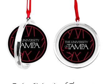 University of Tampa Reversible Flat Round Ornament