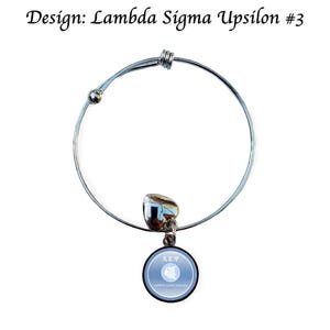 Lambda Signa Ypsilon Rundes verstellbares Armband LambdaSigmaUpsilon#3