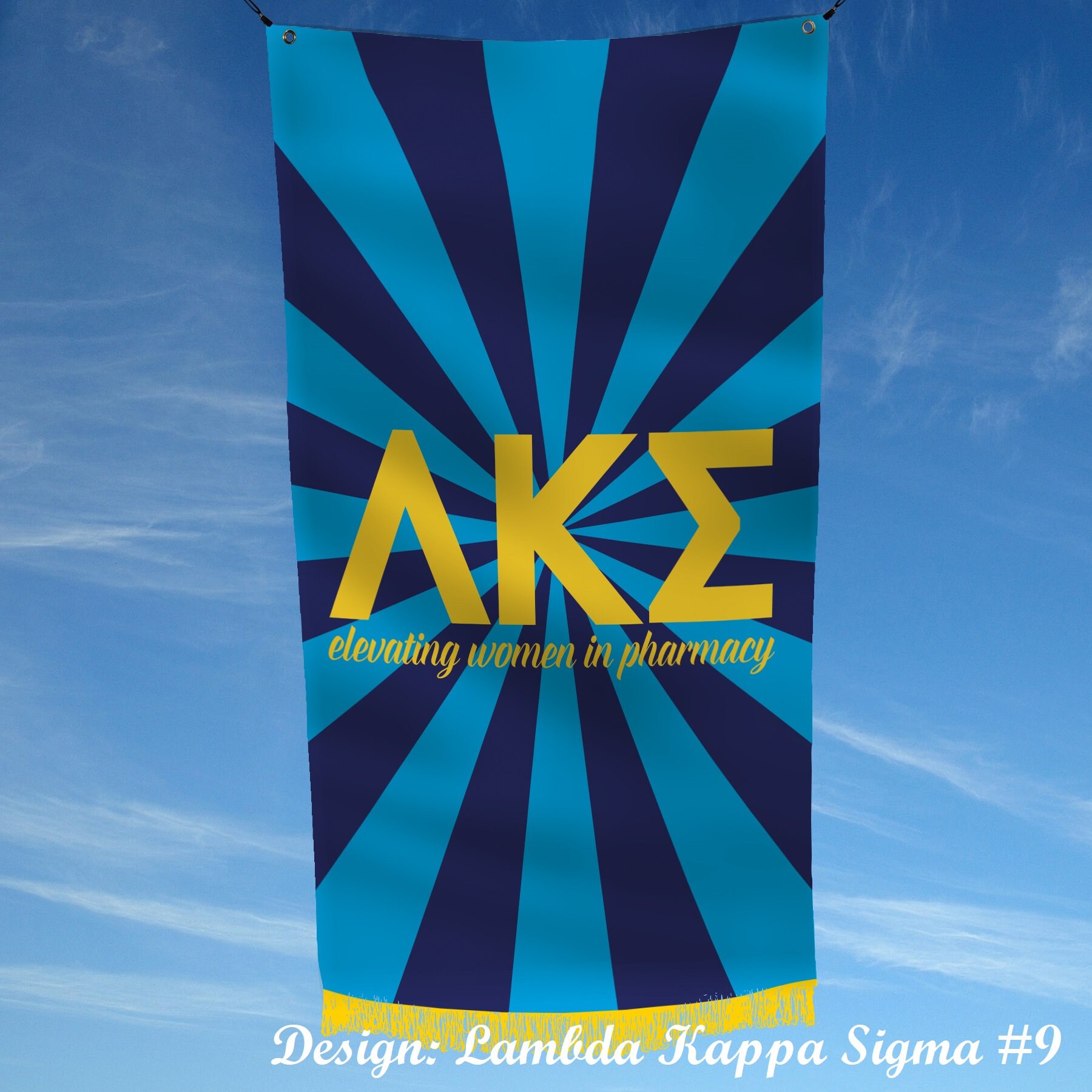 Lambda Kappa Sigma Officially Licensed Flag Banner Etsy
