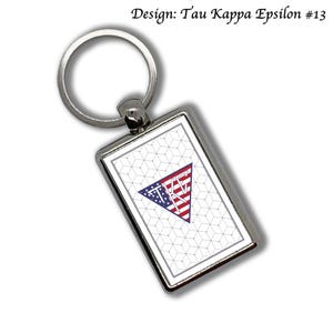 Tau Kappa Epsilon (TKE) Key Chain Metallic