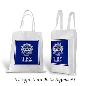 Tau Beta Sigma Canvas Tote Bag