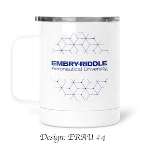 Embry-Riddle Aeronautical University Stainless Steel Travel Mug 13 OZ with lid