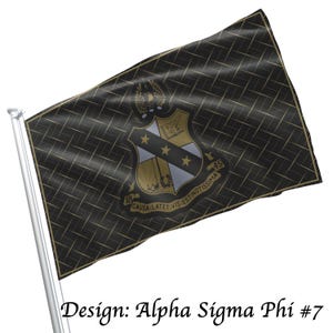 Bandera oficial de Alpha Sigma Phi