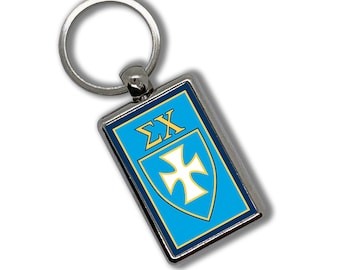 Sigma Chi Key Chain Metallic