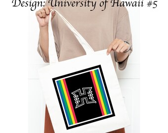 University of Hawaii Canvas Tote Bag - Etsy University of Hawaii Canvas Tote Bag - Etsy