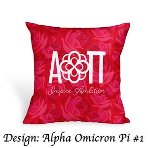 Alpha Omicron Pi Pillow Case