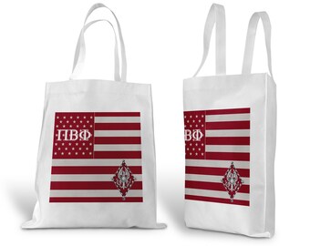 Pi Beta Phi Canvas Tote Bag
