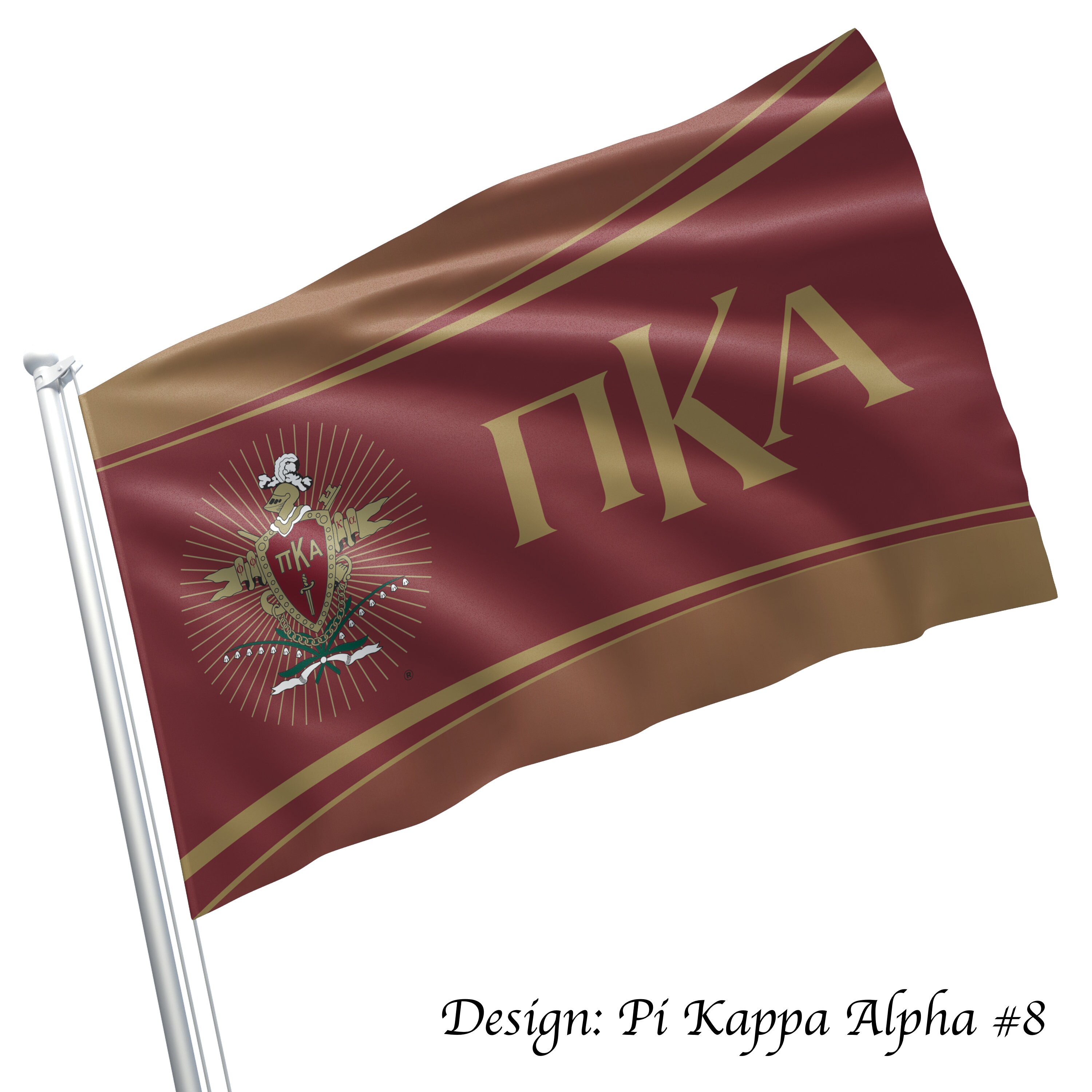 Pi Kappa Alpha Officially Licensed Flag Banner Etsy