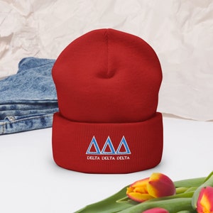 Delta Delta Delta Beanies
