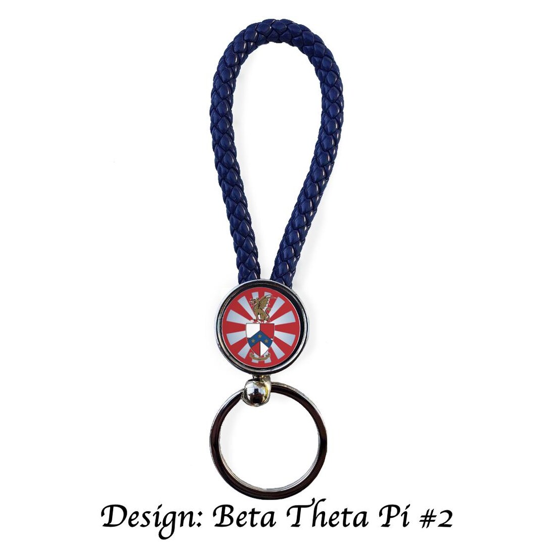 Beta Theta Pi Key Chain Round - Etsy