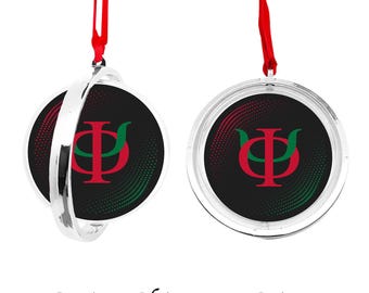 Phi Kappa Psi Reversible Flat Round Ornament