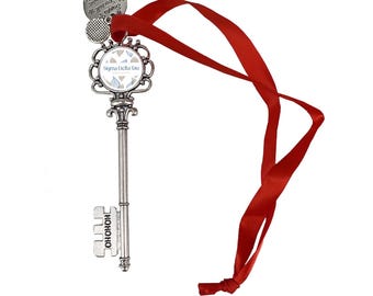 Adorno navideño Sigma Delta Tau Llave mágica de Santa