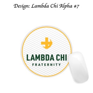 Lambda Chi Alpha Mousepad Round