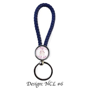 National Charity League Key Chain Round
