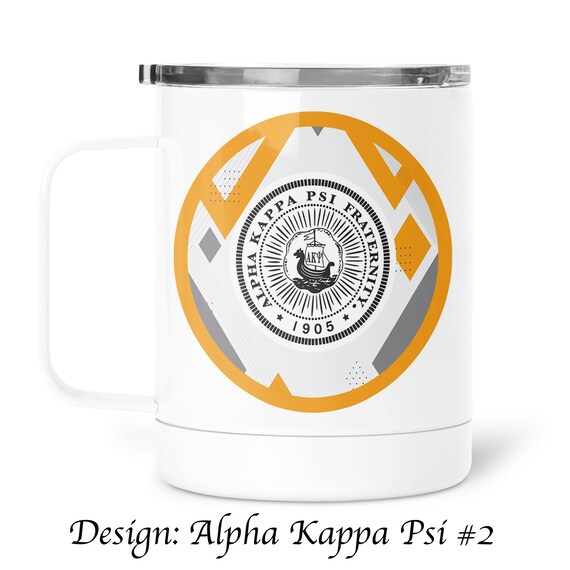 Alpha Kappa Psi Stainless Steel Travel Mug 13 OZ With Lid - Etsy