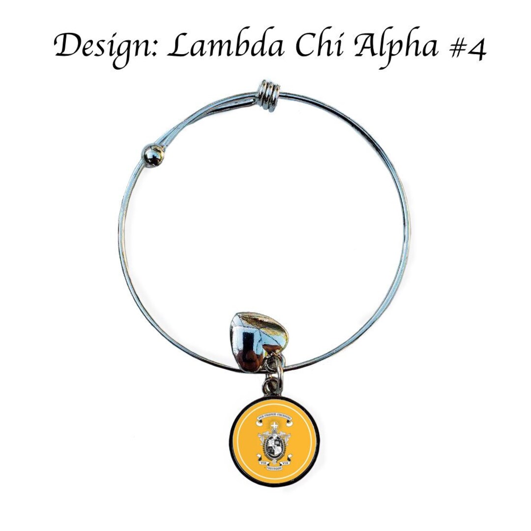 Lambda Chi Alpha Round Adjustable Bracelet - Etsy