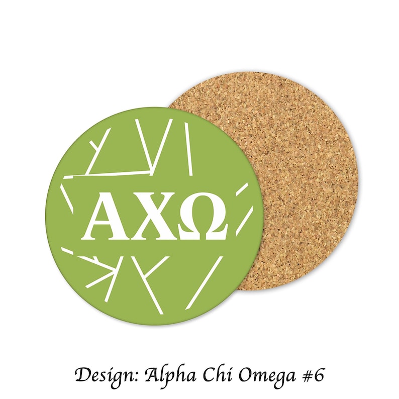 GreekLife.Store Alpha Chi Omega Coasters - Thumbnail 4