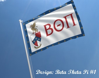 Beta Theta Pi Officially Licensed Flag Banner