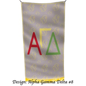 Alpha Gamma Delta Officially Licensed Flag Banner