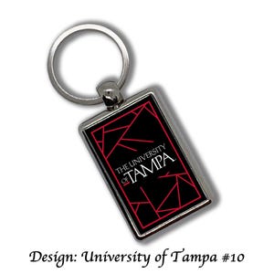 Brelok do kluczy Uniwersytetu Tampa metalowy