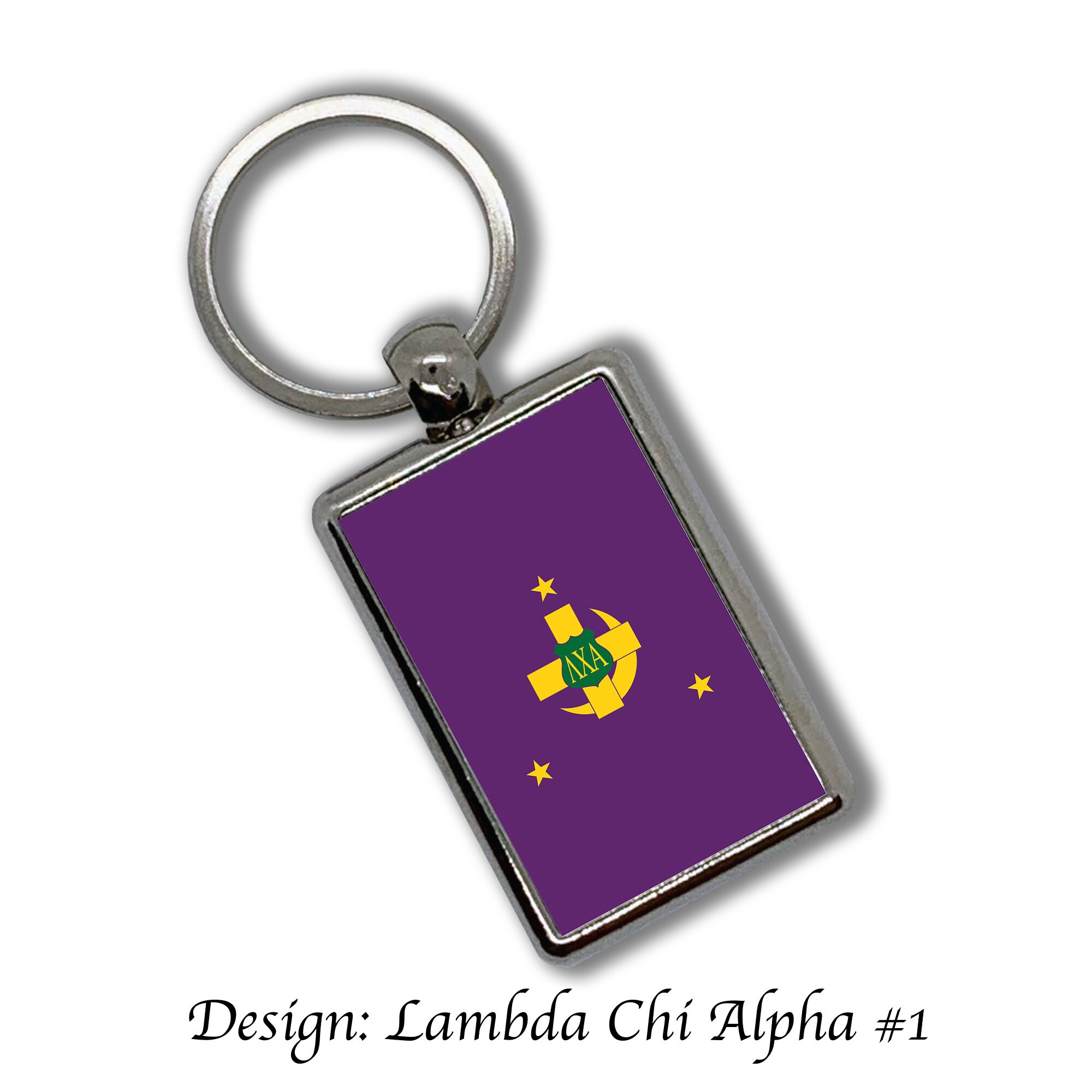 Lambda Chi Alpha Key Chain Metallic - Etsy