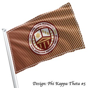 ファイ・カッパ・シータ公式ライセンス旗バナー