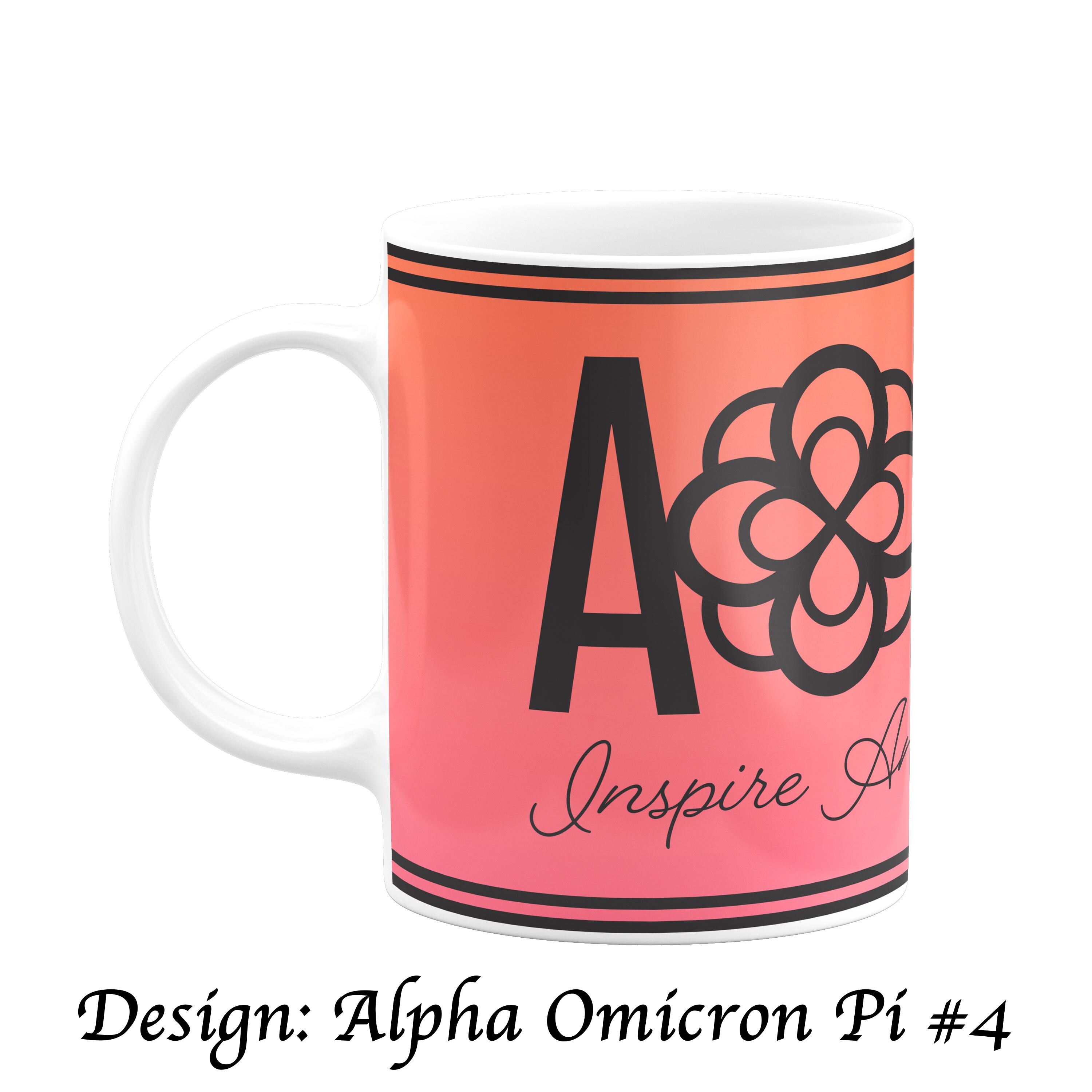Alpha Omicron Pi Coffee Mug 11 OZ