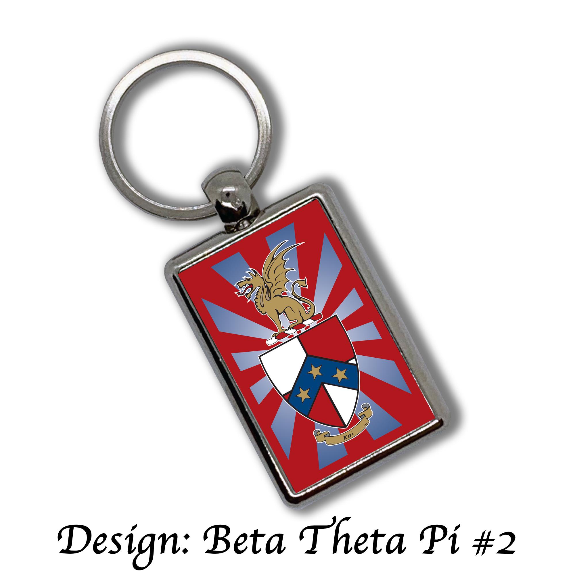 Beta Theta Pi Key Chain Metallic - Etsy