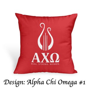 Alpha Chi Omega Pillow Case