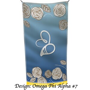 Omega Phi Alpha offiziell lizenziertes Flaggenbanner
