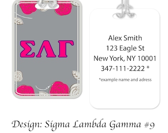 Sigma Lambda Gamma-bagagelabel