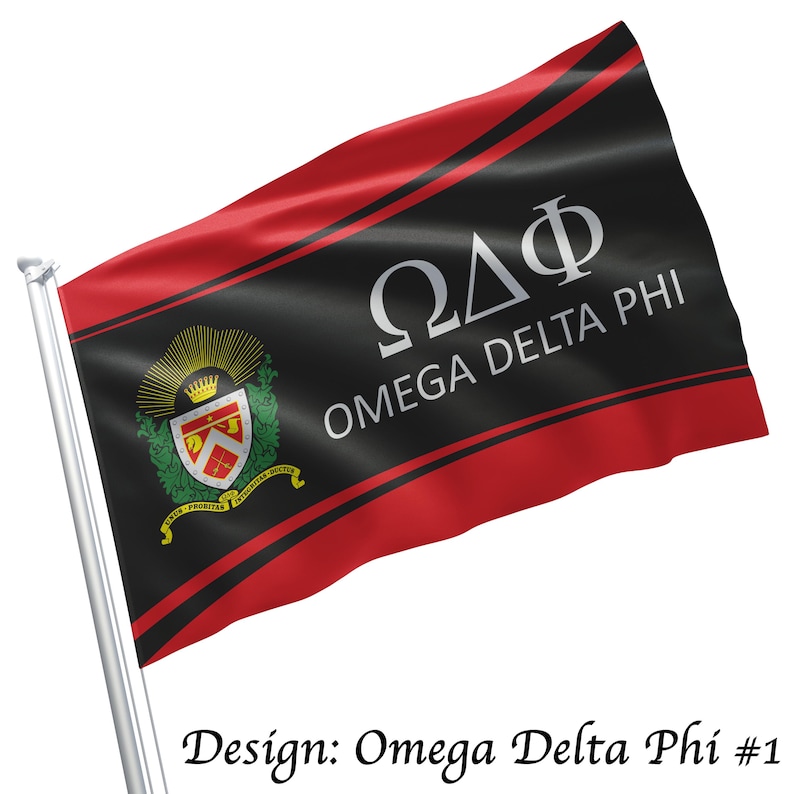 Omega Delta Phi Officially Licensed Flag Banner - Etsy