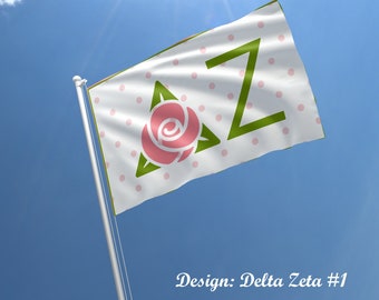 Delta Zeta Officially Licensed Flag Banner