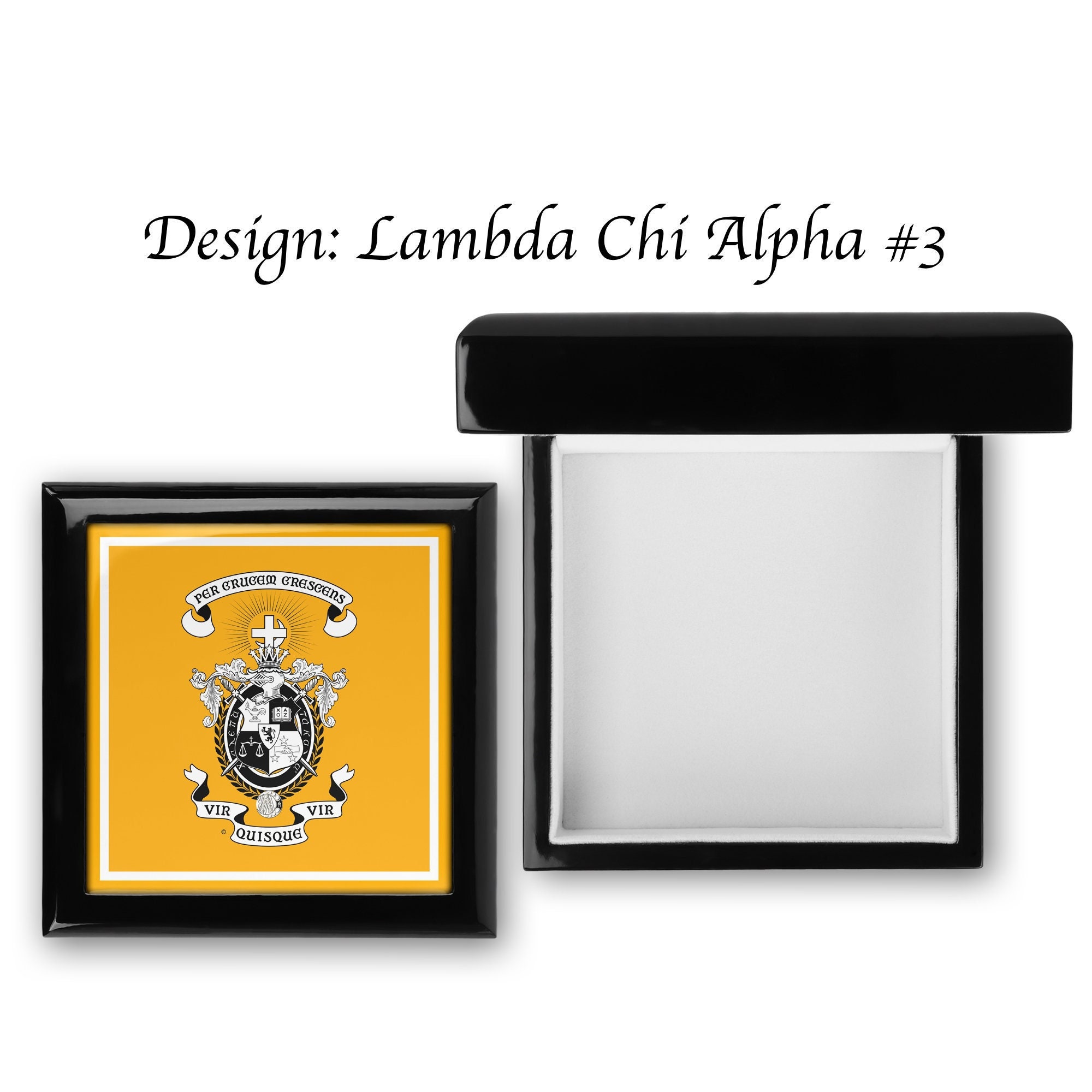 Lambda Chi Alpha Wooden Keepsake Box